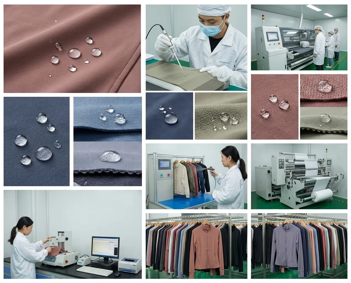 DWR water-repellent coating