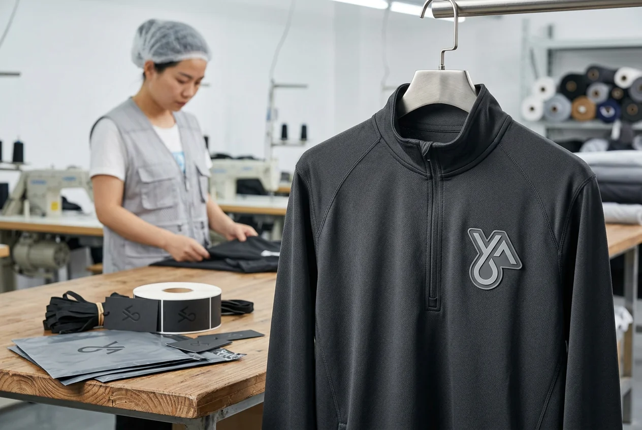 Athleisure startup logo placeholder