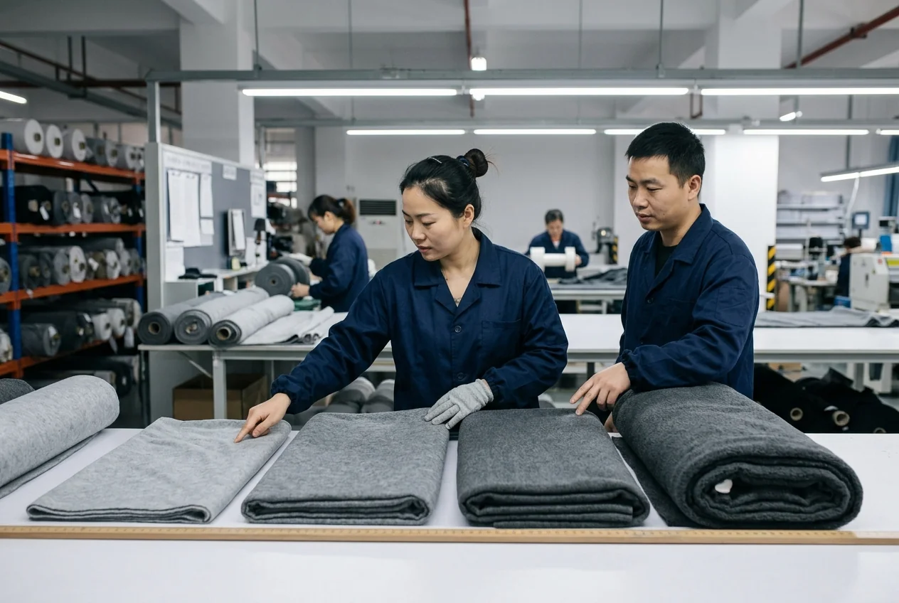 Brushed fleece standard — soft pile interior