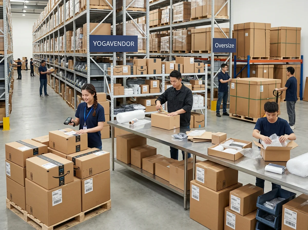 Cross-border Amazon e-commerce seller warehouse