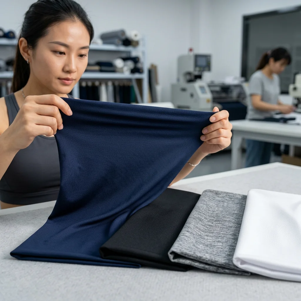 Standard Flex fabric close-up — 75% nylon 25% spandex
