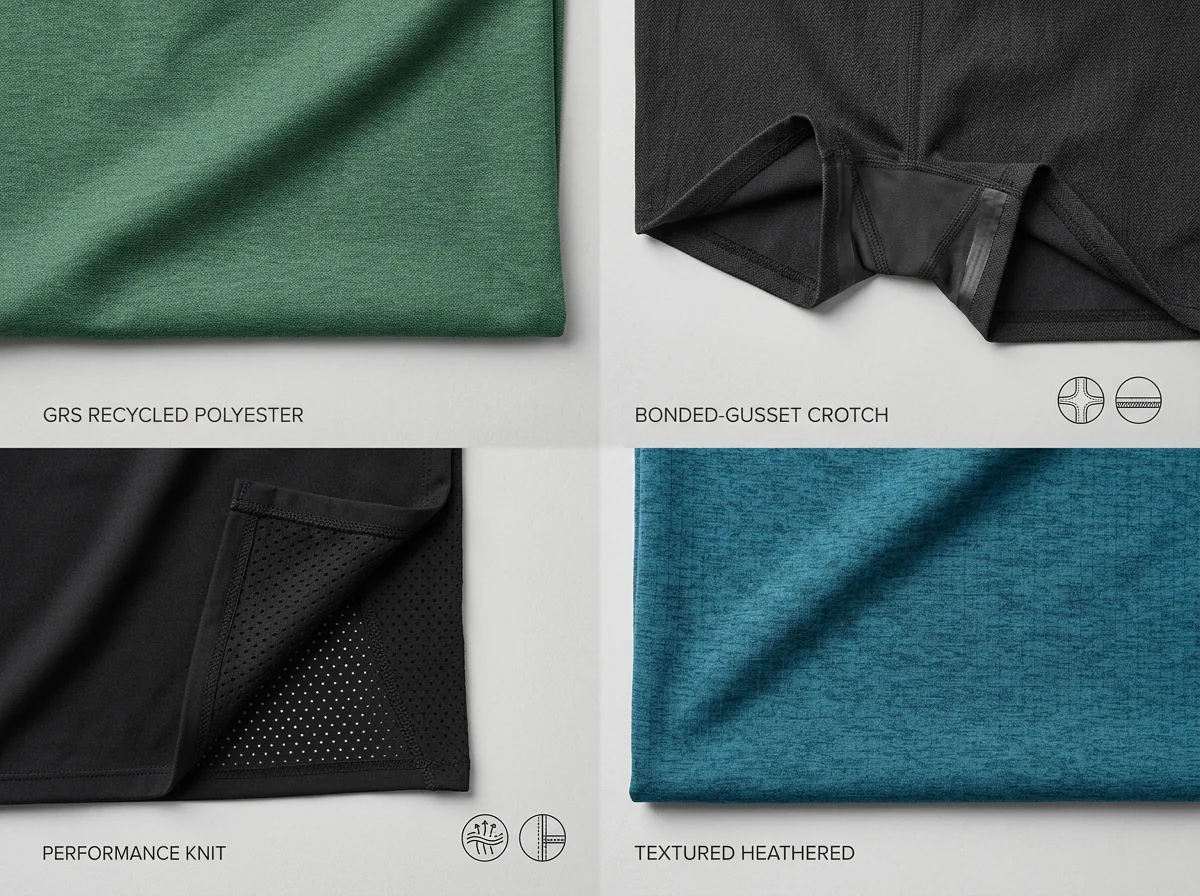 GRS recycled polyester eco fabric
