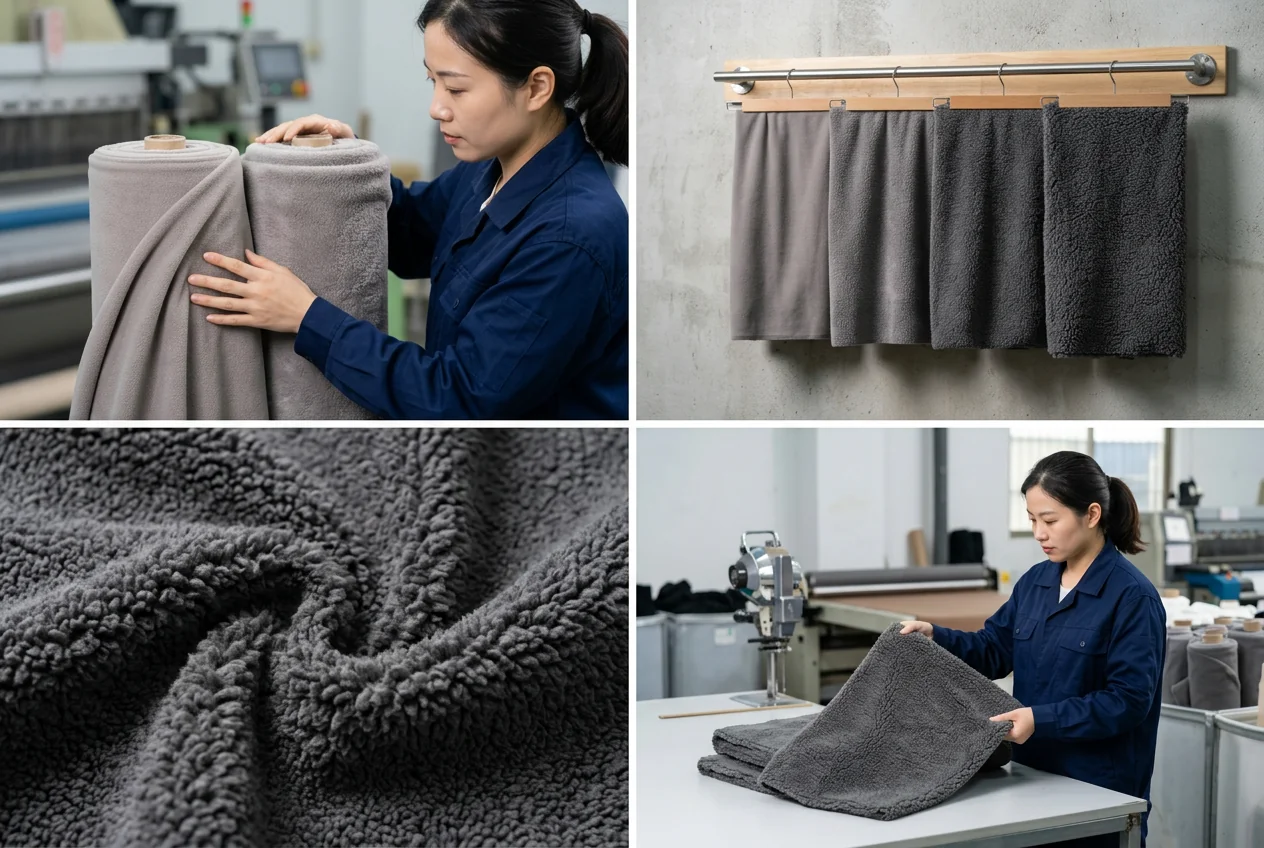 Premium heavy fleece — thick outerwear-grade pile