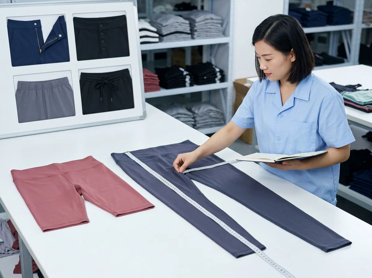 Inseam grading