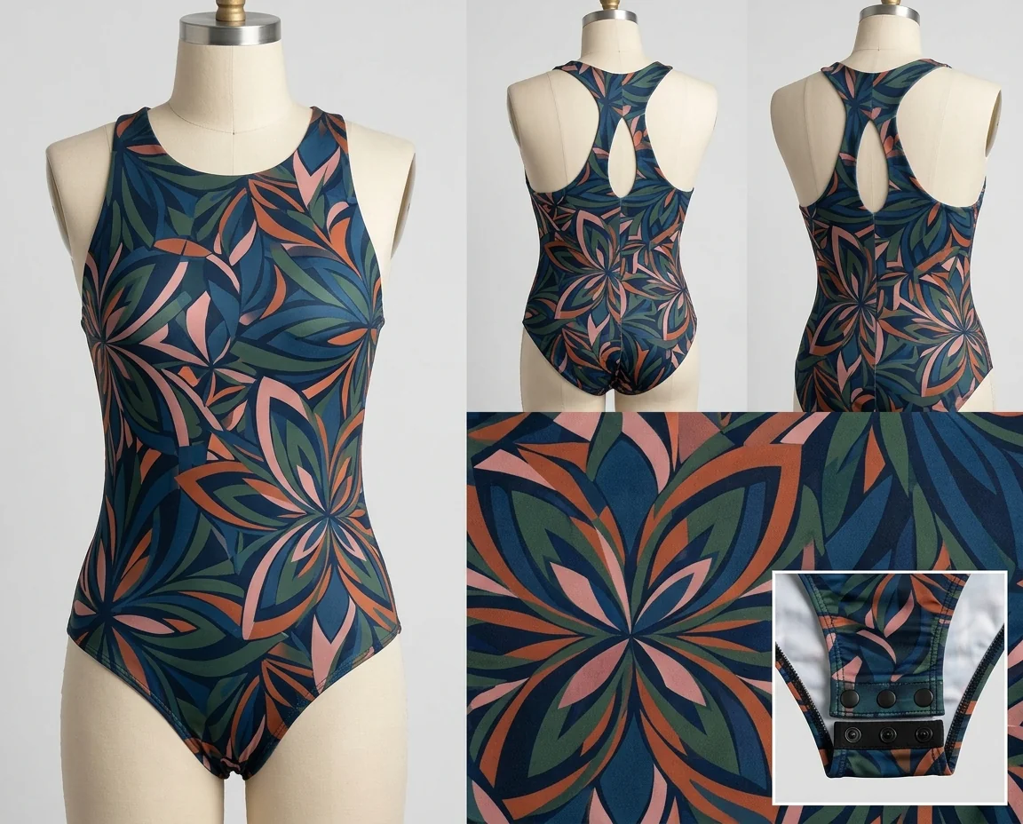 Sublimation print method on bodysuit